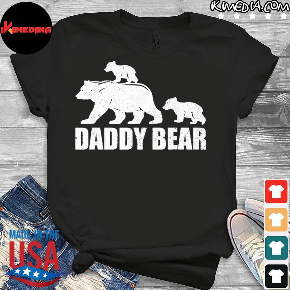  Daddy Bear 2 Cubs Shirt Daddy Bear Twin TShirt Dad 2