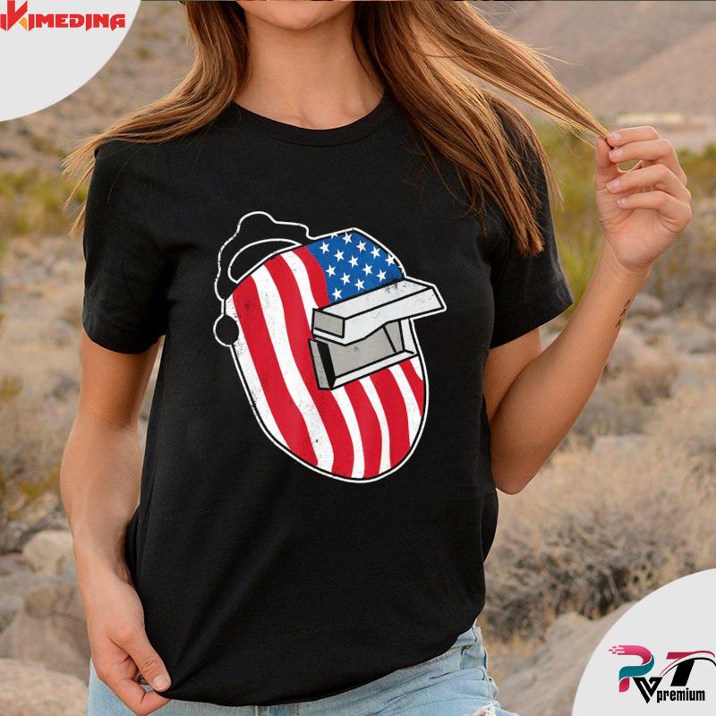 Welding Mask Porn - Funny Welding mask American flag vintage patriotic welder shirt â€“ ikimedina