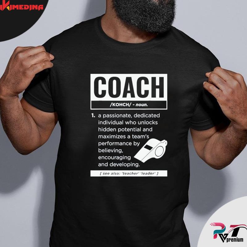 Coach definition sport games trainer coaching shirt – ikimedina