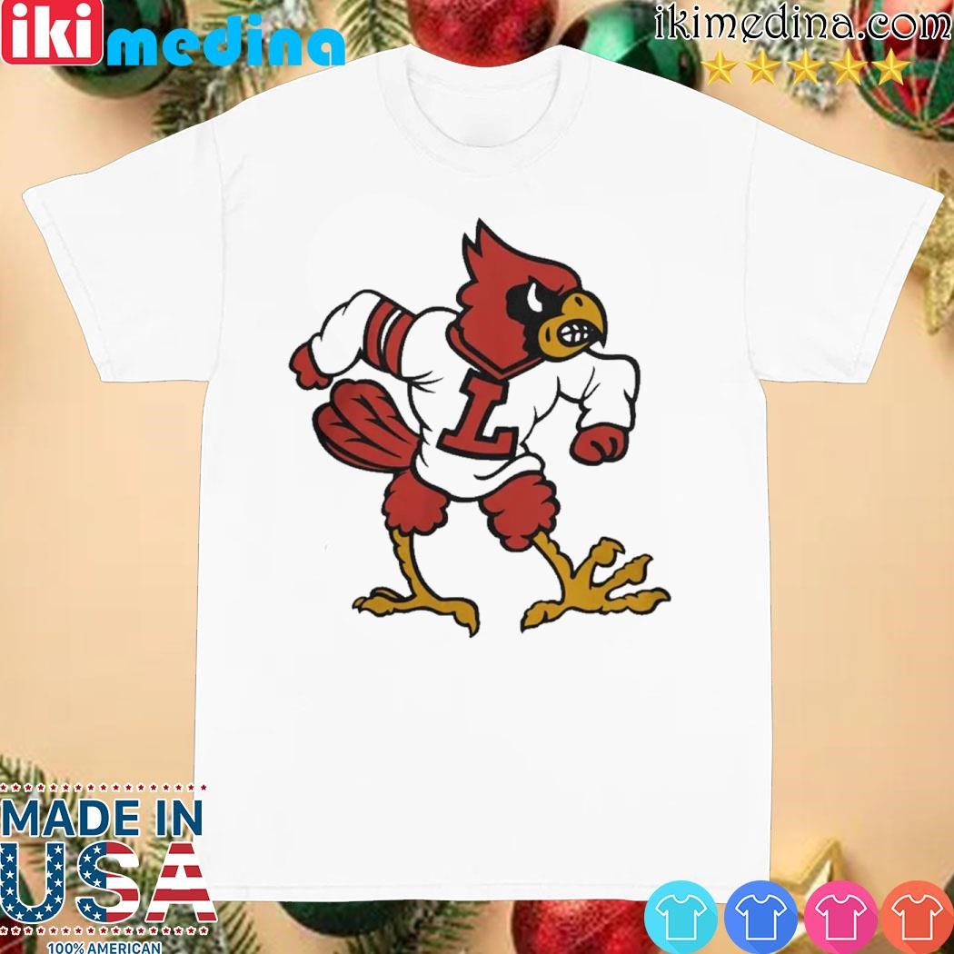 Official Louisville Athletics Louisville Cardinals Mascot Logo Team Shirt