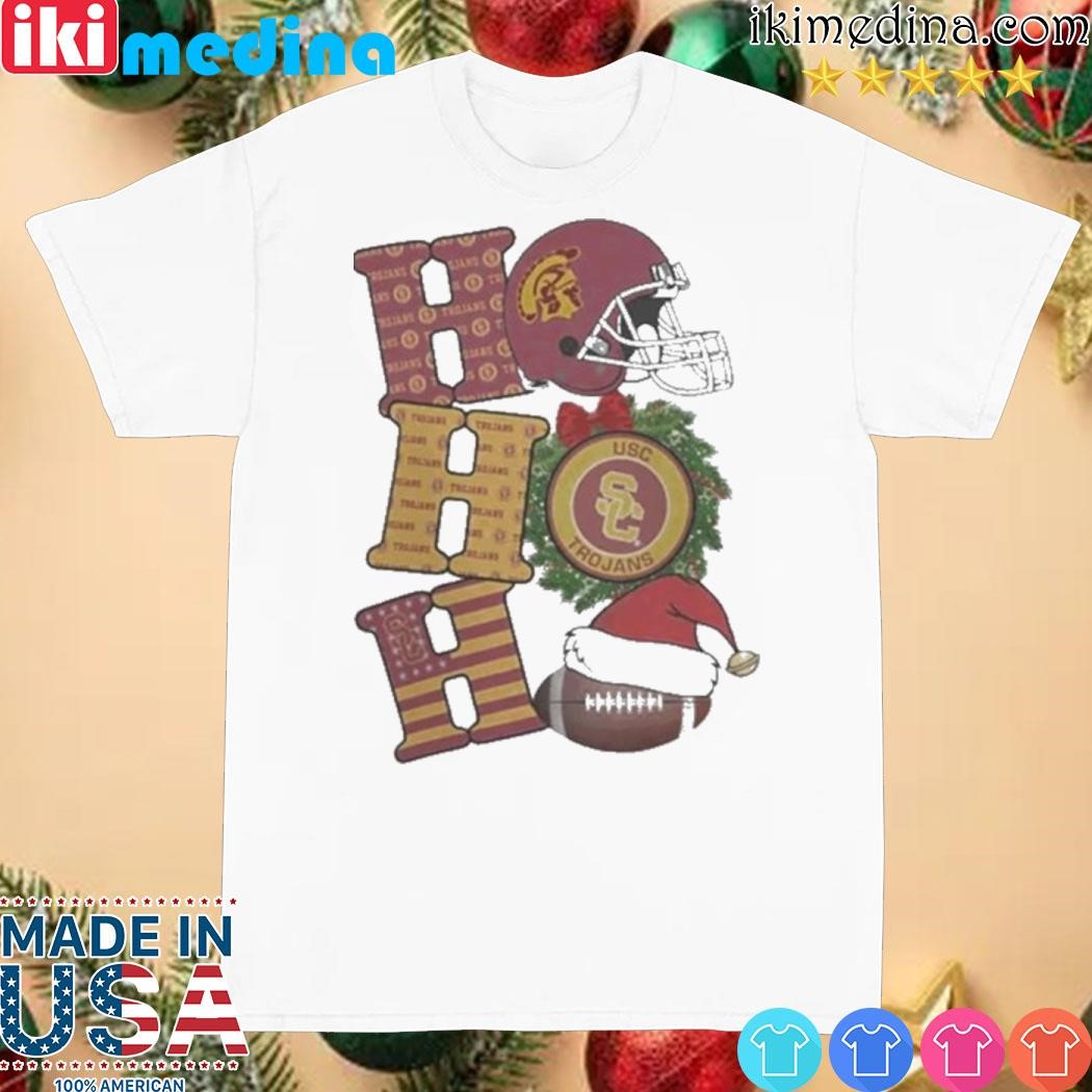 Official Usc Trojans Ho Ho Ho Christmas 2023 Shirt