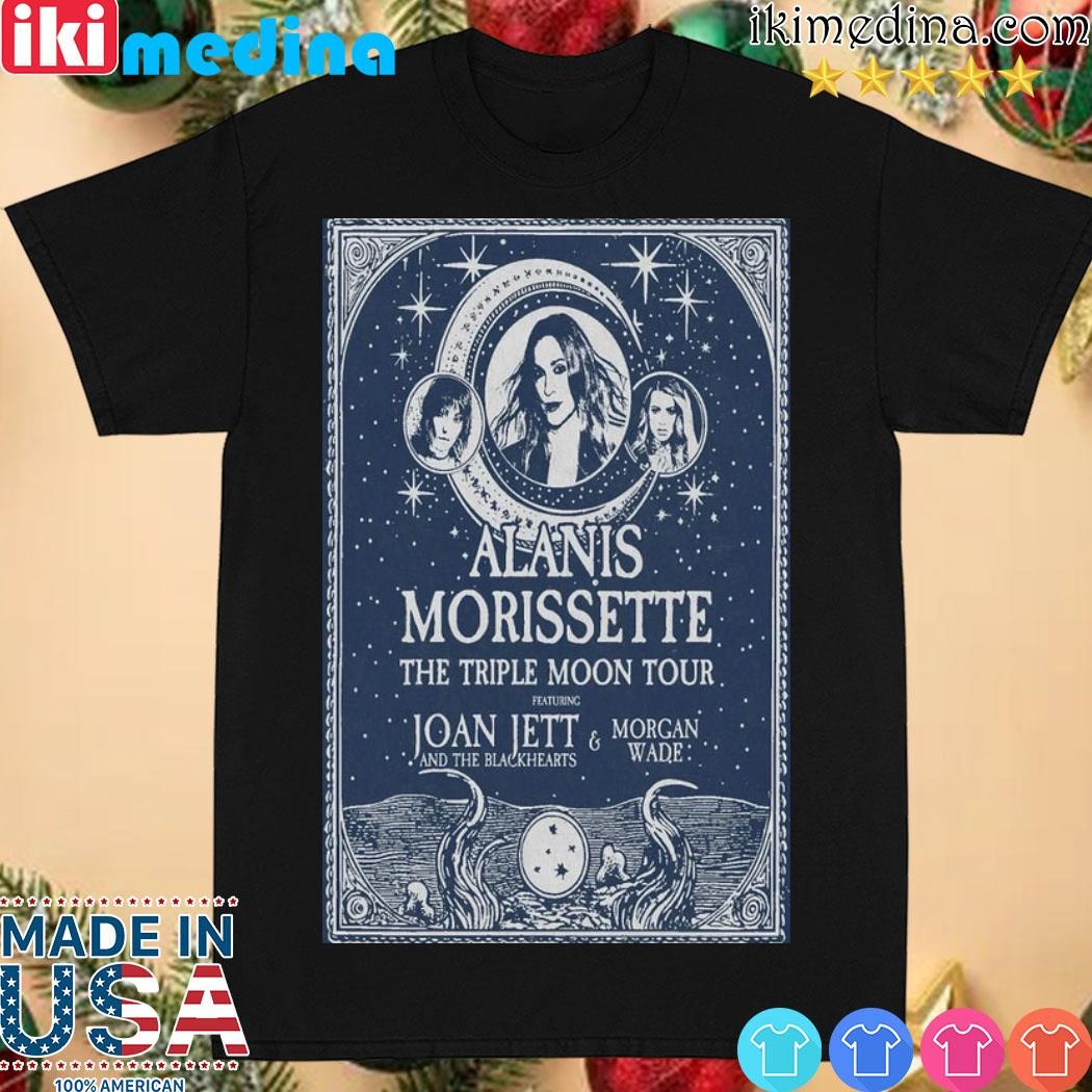 Official alanis morissette the triple moon tour poster shirt