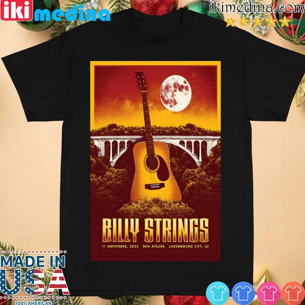 Official billy Strings Tour in Luxembourg City Nov 11, 2023 Poster shirt