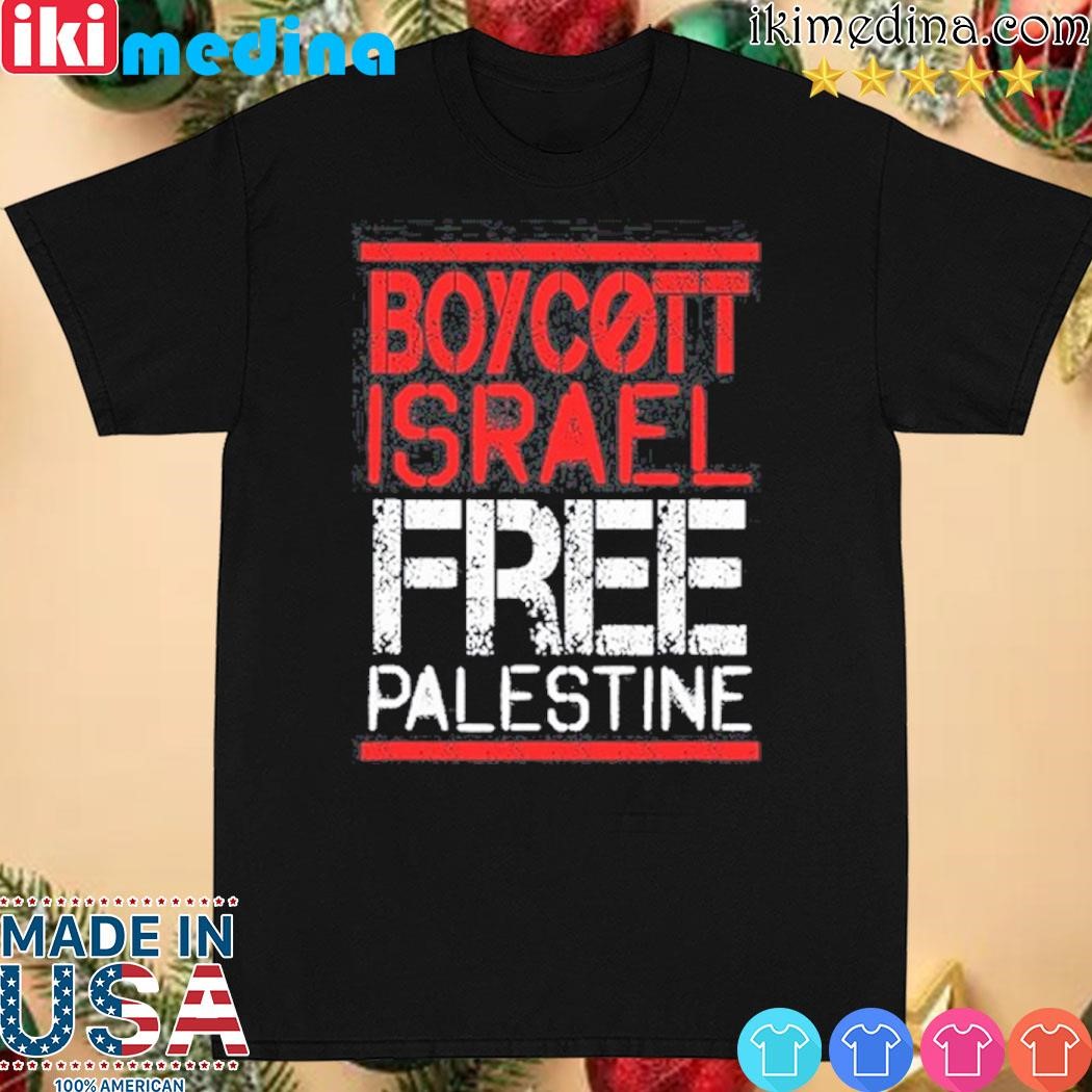 Official boycott Isreal Free Palestine T-Shirt