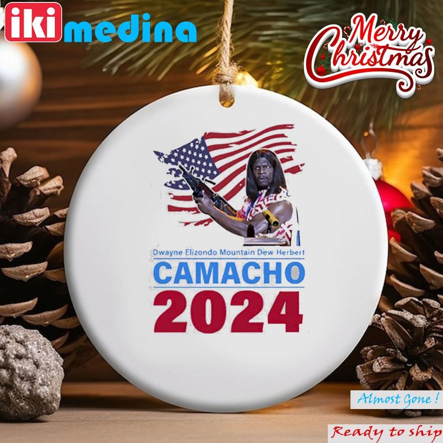 Official camacho 2024 Dwayne Elizondo Mountain Dew Herbert T Ornament