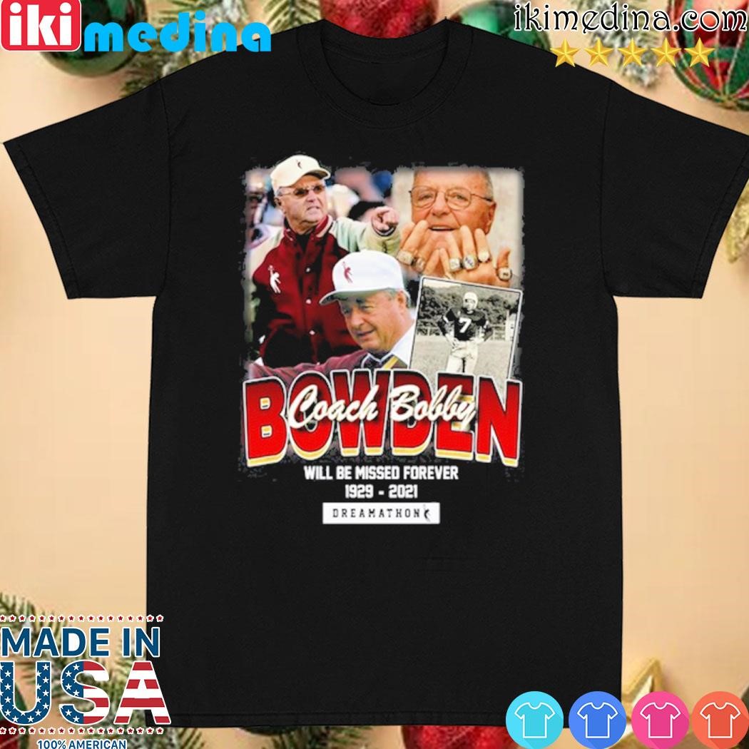 Official coach Bobby Bowden Will Be Missed Forever 1929 2021 Shirt