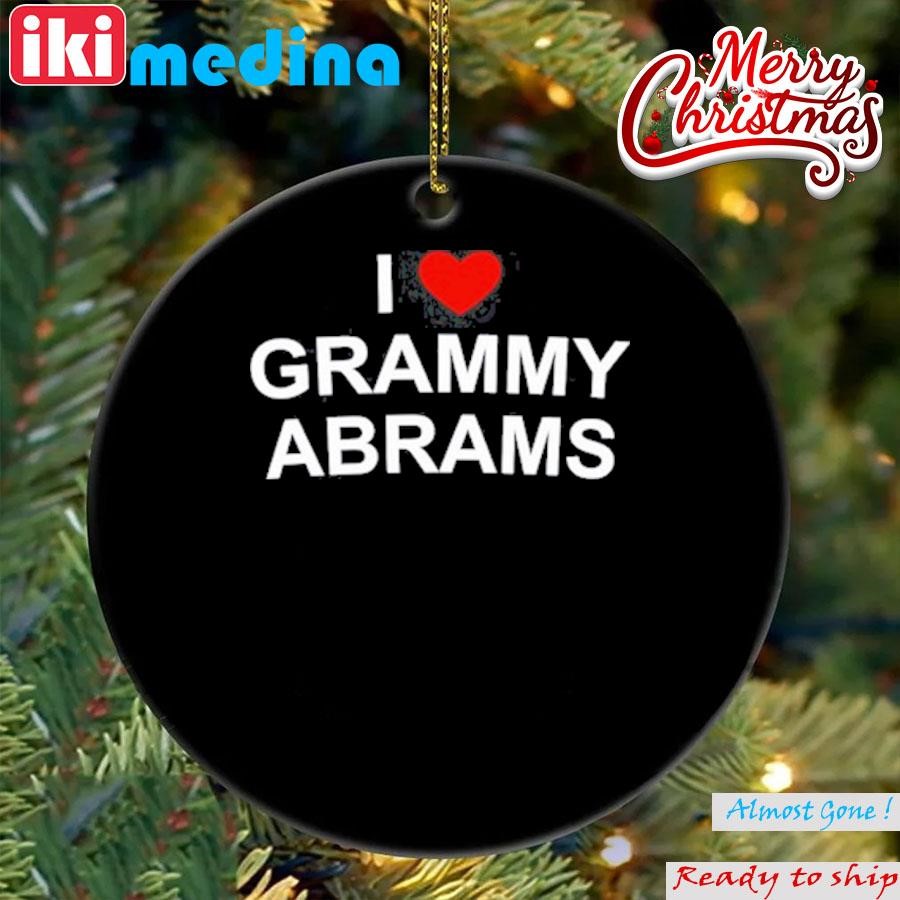 Official i Love Grammy Abrams Ornament