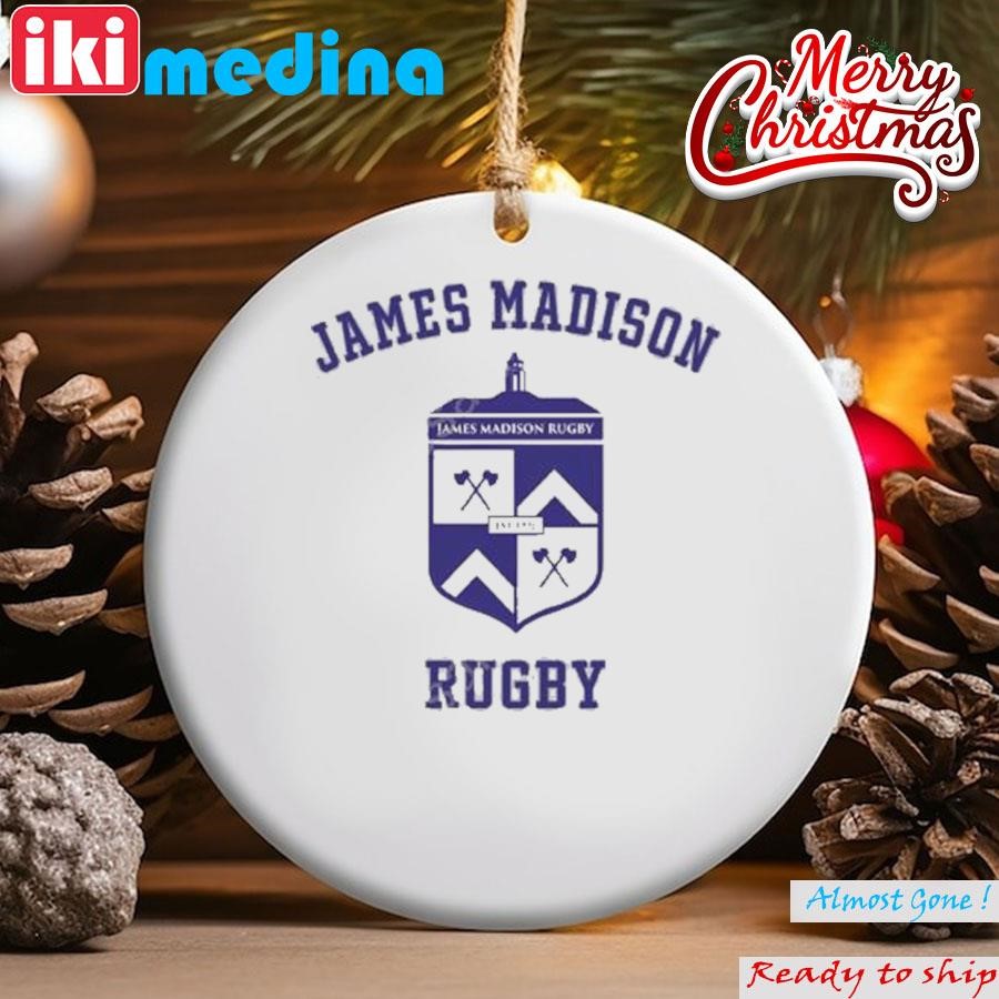 Official james Madison Rugby Ornament
