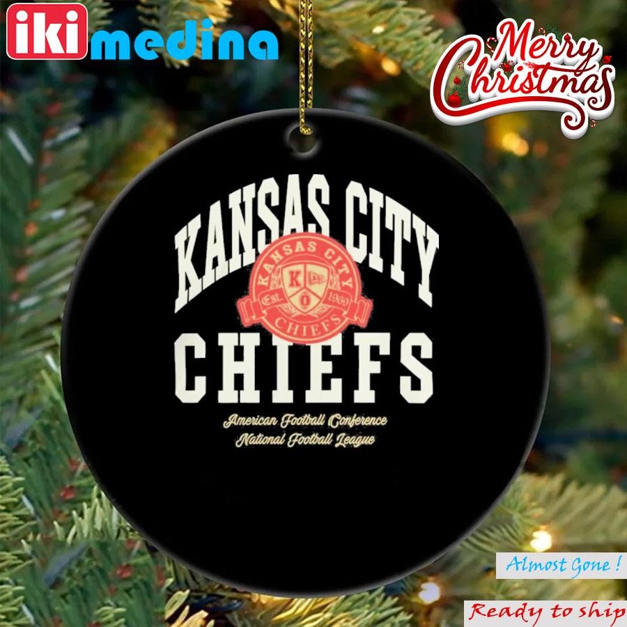 Official kansas City Chiefs Letterman Classic American Football Conference National Football League Ornament