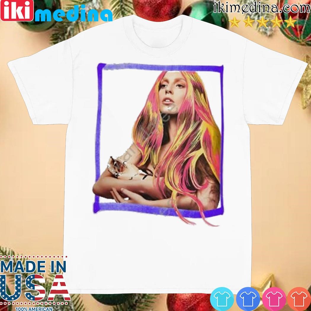 Official lady Gaga Artpop Pink Sketch Shirt