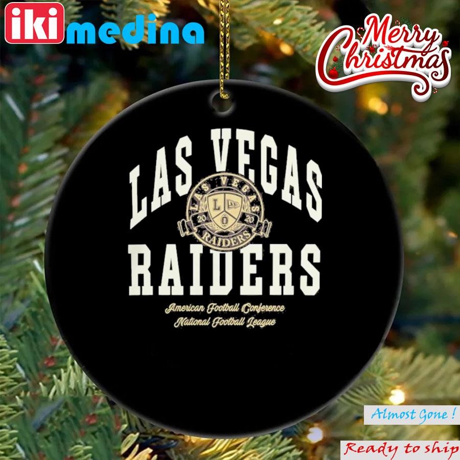 Official las Vegas Raiders Letterman Classic American Football Conference National Football League Ornament