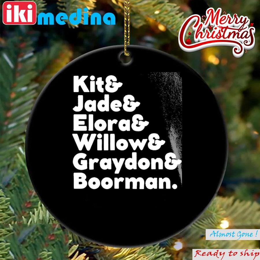 Official lokidokie Kit And Jade And Elora And Willow And Graydon And Boorman Ornament