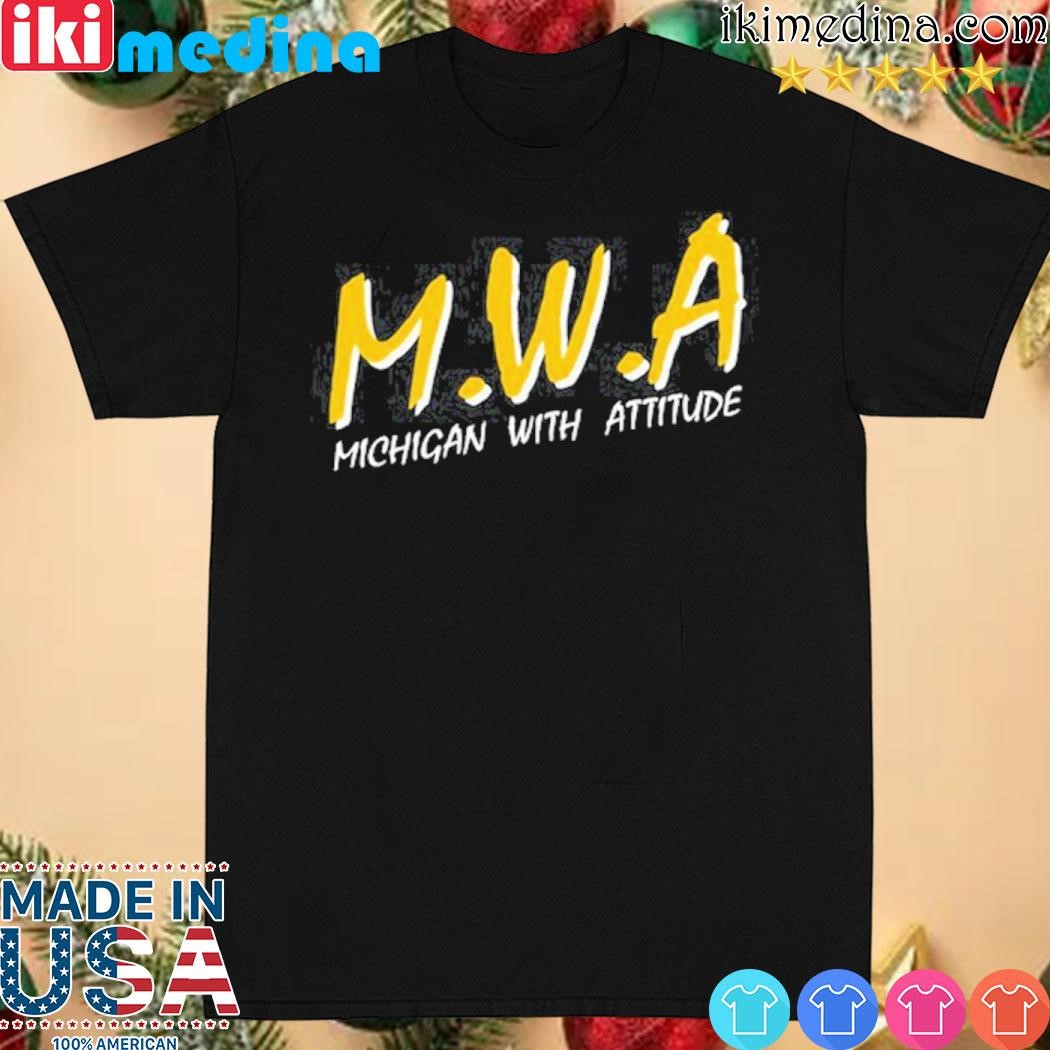 Official mwa Michigan With Attitude Shirt