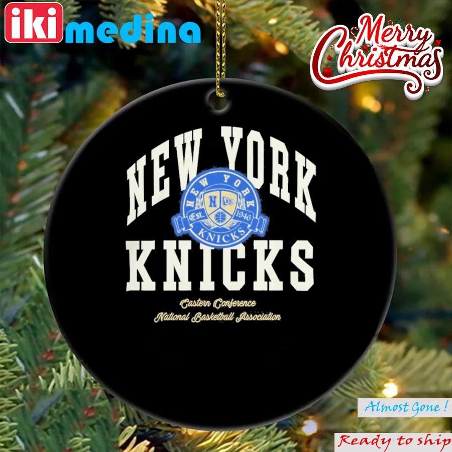 Official new York Knicks Letterman Classic Eastern Conference National Basketball Association Ornament