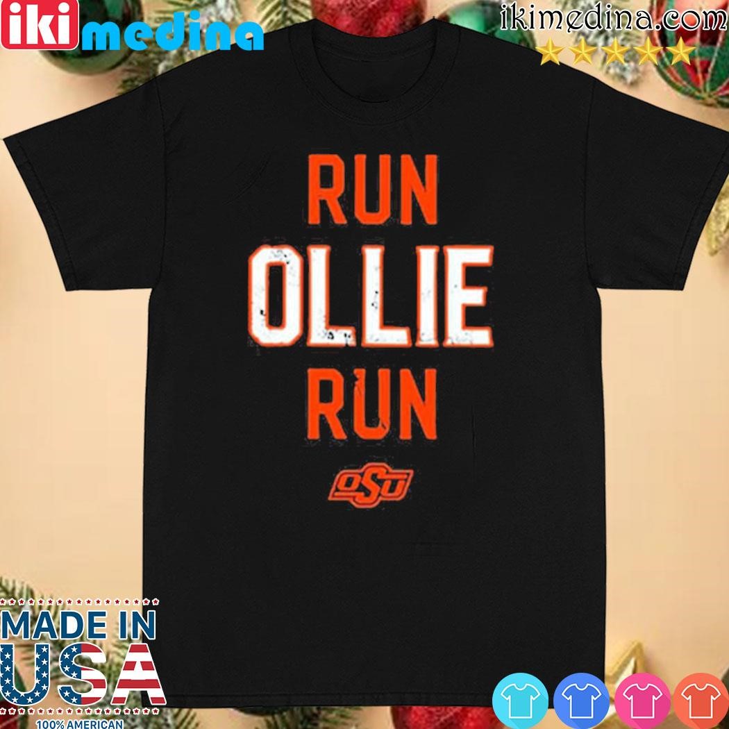 Official oklahoma State University Run Ollie Run Hoodie T-Shirt