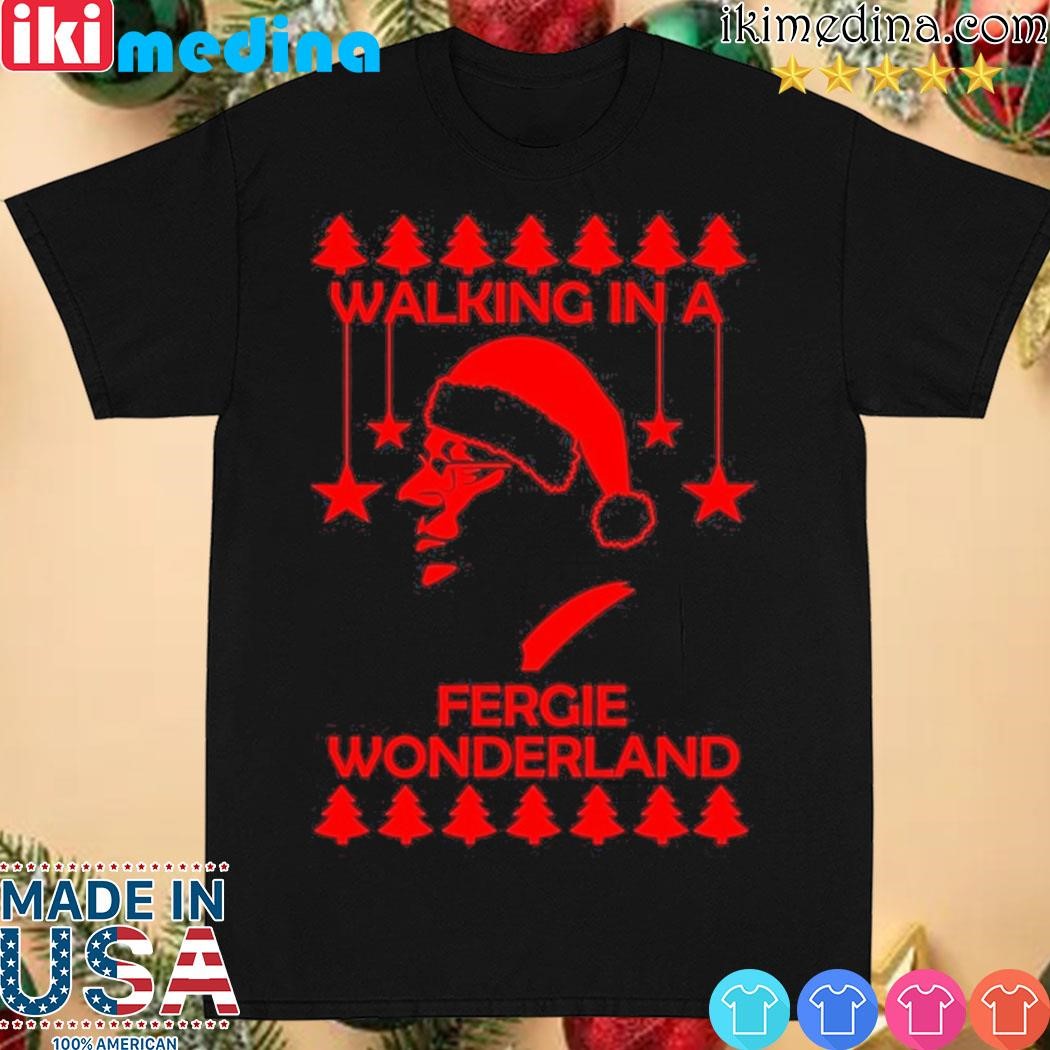Official redmancdesigns Walking In A Fergie Wonderland Christmas shirt