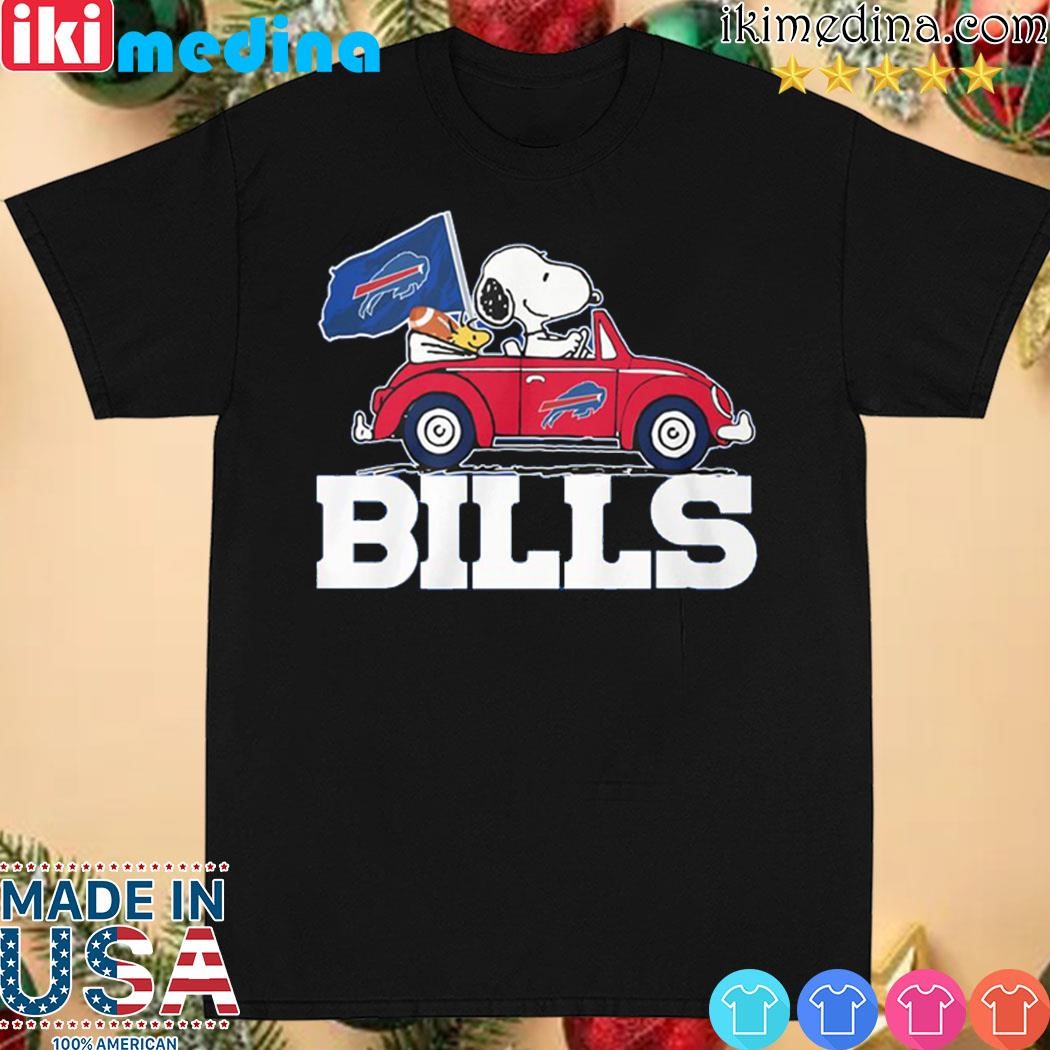 Official snoopy Driving Car Buffalo Bills Fans Shirt