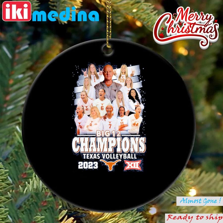 Official texas Volleyball Big 12 Champions 2023 T Ornament