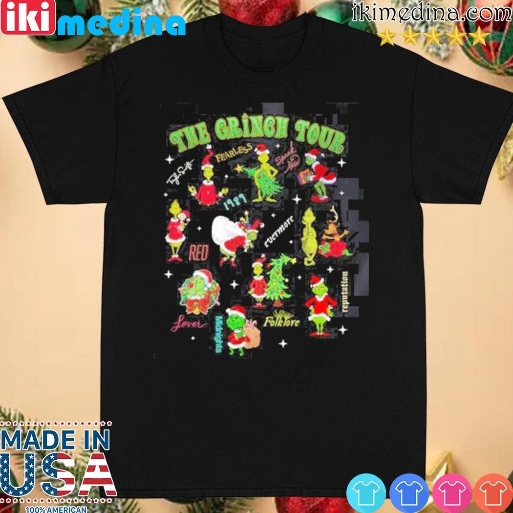 Official the Grinch Eras Tour Christmas Sweatshirt