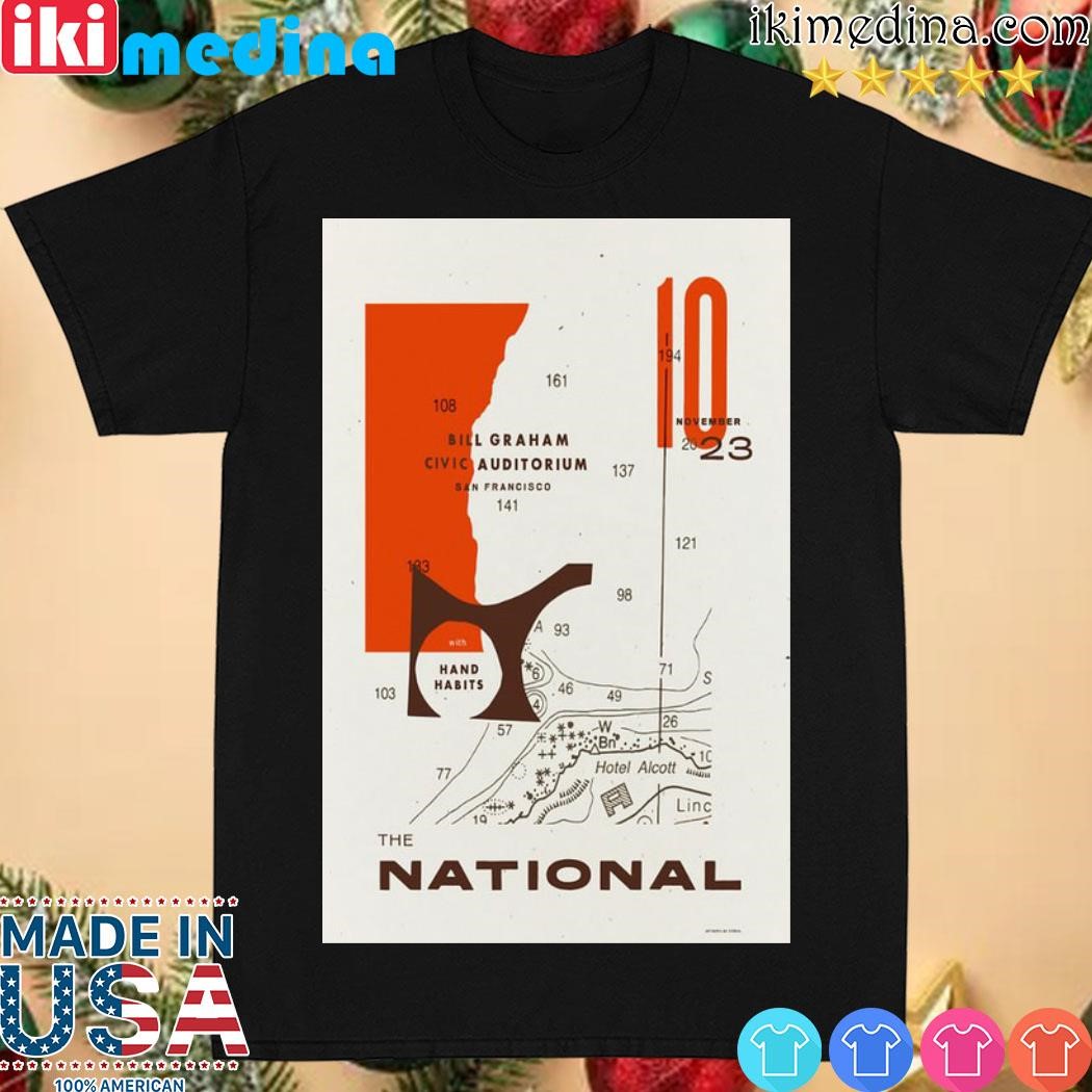 Official the National Show San Francisco November 10th, 2023 Poster shirt