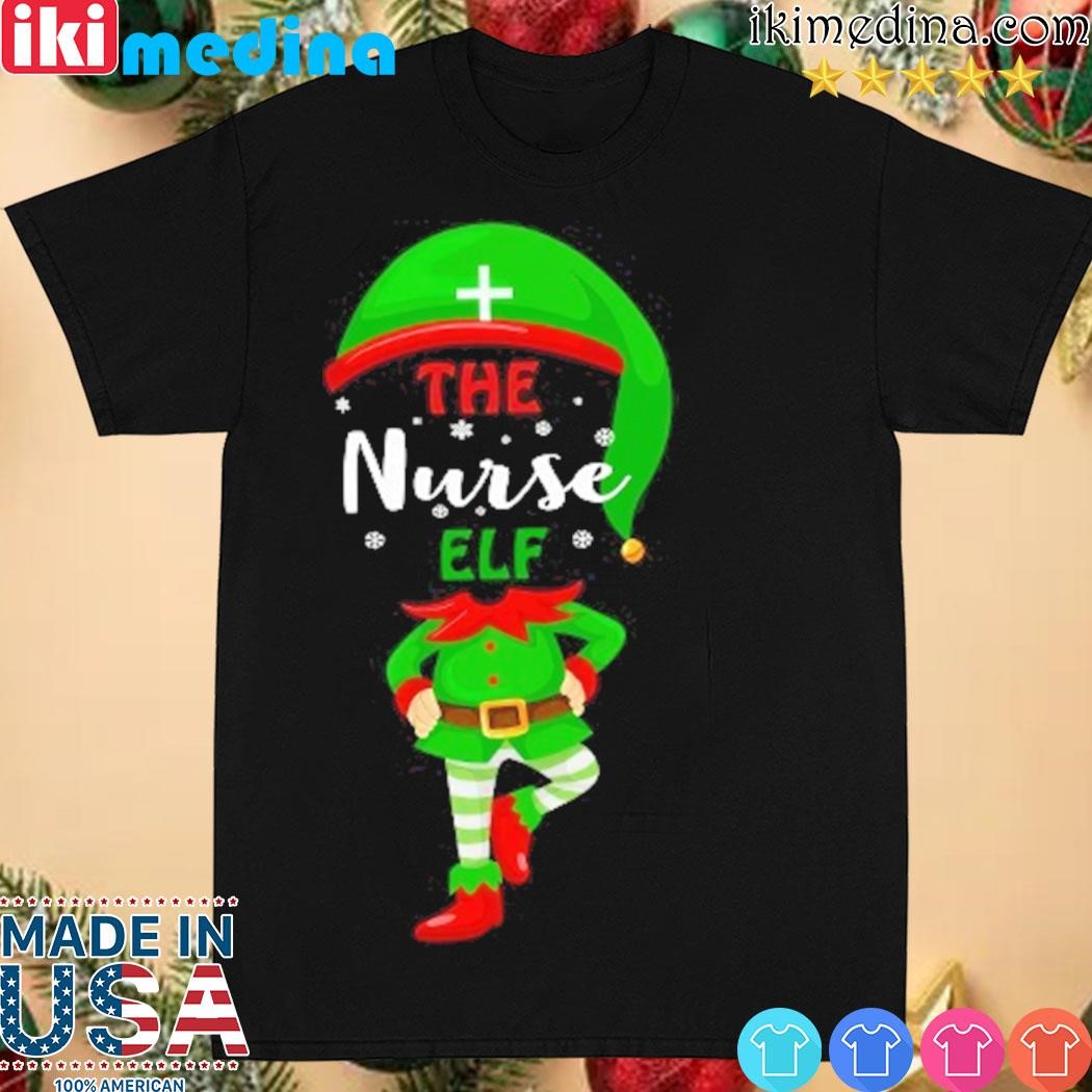 Official the nurse elf merry christmas shirt