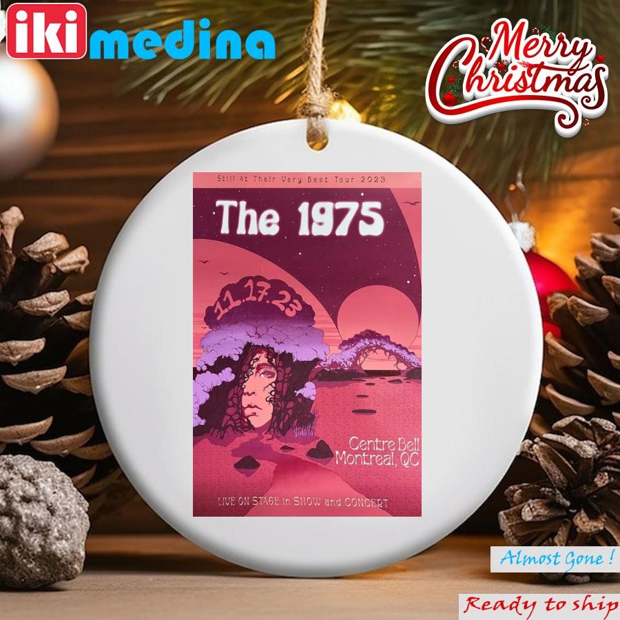 Official 2023 The 1975 Event Montreal, QC Poster Ornament